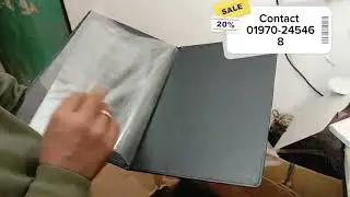 Leather menu cover in Dhaka.