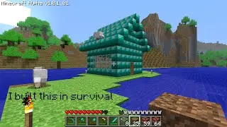 Diamond Block House in Survival*