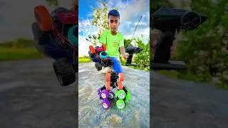 Remote Control Monster Truck Rock Crawler Off Roading!