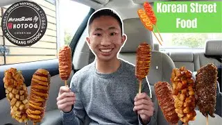 My First Time Trying Korean Rice Dogs | Myungrang *So Crunchy!!!