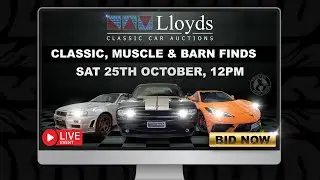 LIVE Classic, Muscle and Barn Finds - Lloyds Auctions - October 2025