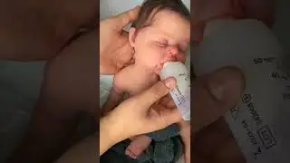 Testing drink and wet system, Silicone, and reborn baby dolls. #rebornbaby #reborn #art