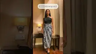 How to elevate ur Batik looks #fashion #shorts #outfit #style #easy #batik