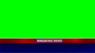 Free Green Screen Breaking News Lower Third Design Red & Blue || No Copyright