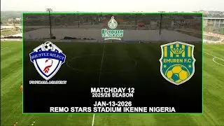 Shuffle Select FA vs Emuren Fc MD 12 NYouth League 2025/26 