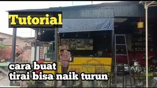 Ide kreatif. Cara buat tirai naik turun dari pipa pvc