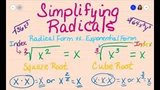 Simplifying Radicals