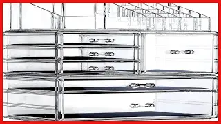 Great product -  Cq acrylic Clear Makeup Storage Organizer Drawers Skin Care X Large Cosmetic Displa