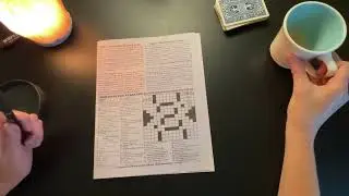 ASMR Crossword Puzzle Trader Joe&rsquo;s Fearless Flyer Fall 2025 ~ For Fun