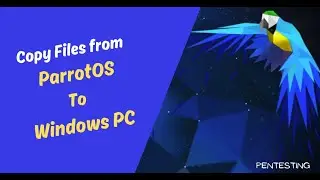 How  to Transfer Files from ParrotOS to Windows PC using SSH!