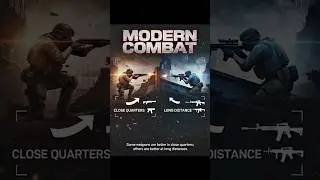 Close Quarters vs. Long Distance! &ndash; Modern Combat Gameplay.#amrik108 #sharpshooter #gaming #shorts