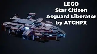 LEGO Asguard Liberator (Star Citizen) &mdash; Full Build Guide in 2 Minutes! 🚀