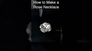 How to Make a Rose Necklace#shorts #handmade #handmadejewelry #jewelry