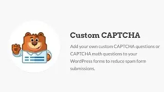 WPForms Custom CAPTCHA Addon