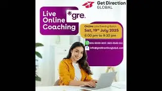 🔥 Crack the GRE from Home | Live Online GRE Coaching | New Batch Starting 19th July 2025!