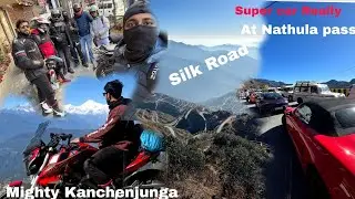 Gangtok to Nathula Pass//Super car 🤩🤩// Tyre skit kore gache 