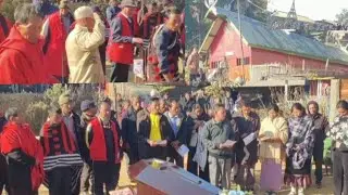 Funeral Service of Late, Baba Kitsumong, Salomi village 2nd GB. RIP😭😭