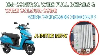 JUPITER NEW 2025 || ISG CONTROL WIRE DETAILS STEP BY STEP 