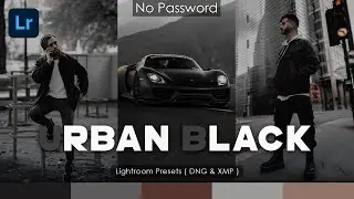 Lightroom Mobile Tutorial | How to edit Urban Black Presets | Free lightroom Mobile Presets