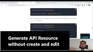 Laravel Tip | How to Generate Api Resource with Command Line | Generate Api Resource in Laravel