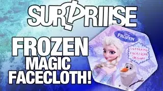 Surprise Disney Frozen magic flannel face cloth