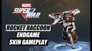 Marvel Super War - Rocket Raccoon: Endgame Skin Gameplay (MSW)