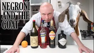 Negroni and the Goat - Simple Negroni variation with Averna and Aperol