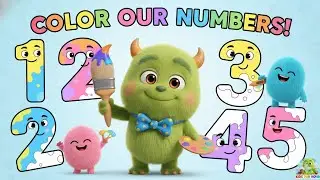 &ldquo;Color & Number Learning with Momo The Monster | Educational Video for Toddlers&rdquo;