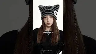 Diy Cat Hat~♡#beaniehat #hat #diy #fypシ゚viral #fyp #youtube #trending #fashion #shorts #aesthetic