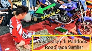 Keterlaluan di Paddock road race Sumbar serasa di tampol