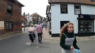 Arundel,West Sussex walking tour. 4k.