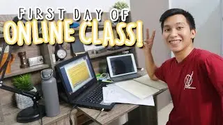 FIRST DAY OF ONLINE CLASS IN COLLEGE! 💻📚 (Recitation Agad?!) #UST