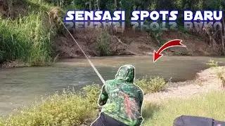 🔴Sensasi mancing Wader di arus deras‼️