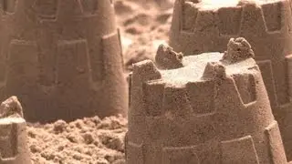 Concours de châteaux de sable à New York