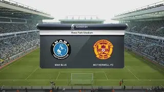 MAN BLUE vs MOTHERWELL FC - Pro Evolution Soccer 2013