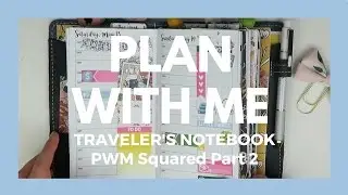 PLAN WITH ME // Traveler's Notebook // Annie Plans Printables