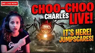 THE SCARIEST TRAIN RIDE! Choo-Choo Charles LIVE Jumpscares! Diya is Live. E 225 #shortsfeed #shorts