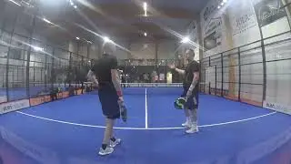 220211 Kick&eacute;n Qviberg Training with Dani Dios @ Skara Padel / Teca Open