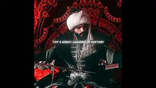 TOP 5 GREAT MUSLIM LEADERS IN HISTORY (PART 1) | XIRUS EDITZ | #edit #shorts #greatleader