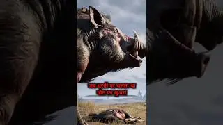 Entelodon &ndash; धरती का Terminator Pig! | Extinct Animal Facts in Hindi 🐗🔥