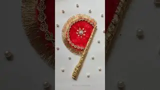 Beautiful Handmade Fan for Janmashtami | DIY Pankha Decoration | Krishna Jhula Decor #janmashtami