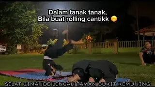 latihan gulingan / rolling | Silat cimande lincah