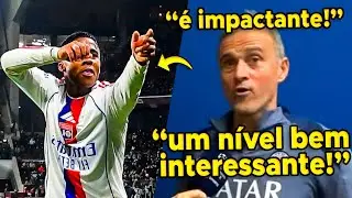🚨JOVEM E DESTAQUE NA FRAN&Ccedil;A? ELES GOSTAM!!! LU&Iacute;S ENRIQUE AVALIA ENDRICK E SENTE SUA AURA NO LYON!