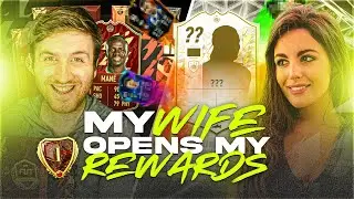 My Wife Opens my Rank 1 FUT Champions Rewards..