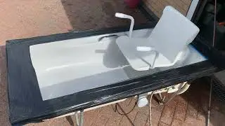 Water powered bath demo