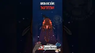 El pez drag&oacute;n negro 🐟🐉 | sqftfish | #shorts #animacion  #loquendo #humor