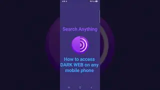 How to access DARKWEB on any mobile phones#torbrowser