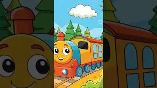 Kids Train Cartoon || #cartoonvideo #cat #kidsvideo #videoshort #reels #cartoonshorts#cartoonnetwork