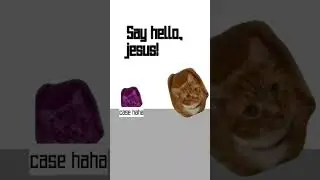 Say hello, jesus! #ginger #cat #kinemasteranimation #meme