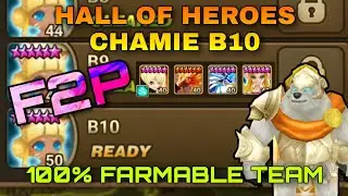 HALL OF HEROES / HOH LIGHT NINE TAILED FOX CHAMIE B10 FARMABLE TEAM SUMMONERS WAR